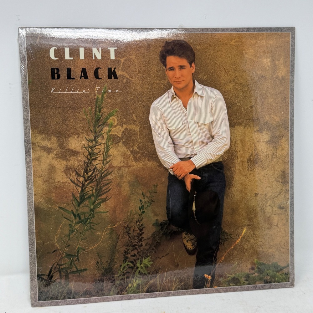 Clint Black Killin' Time Vinyl Record Album 1989 Country Music LP 59668-1
